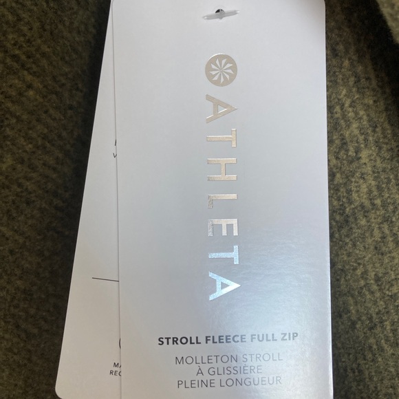 Athleta Stroll Fleece Jacket in Tapestry Gold - Picture 8 of 9